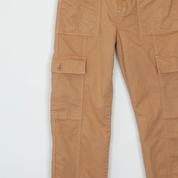 Madewell Womens 90s Straight Cargo Utility Pants High Rise Size 24 Tan - Picture 3 of 10